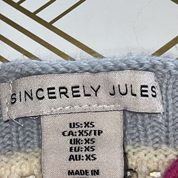 Sincerely Jules Crocheted Crop Top Women’s Size XS Mermaidcore Festival - Picture 6 of 8